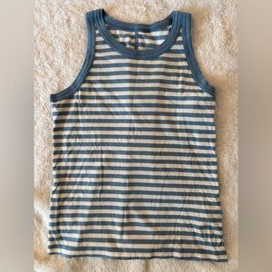 Everlane Blue Striped Tank Top women’s xs